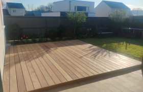 Terrasse cumaru la rennes