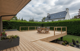 Terrasse en bois pin catégorie 4 vern-sur-seiches 
